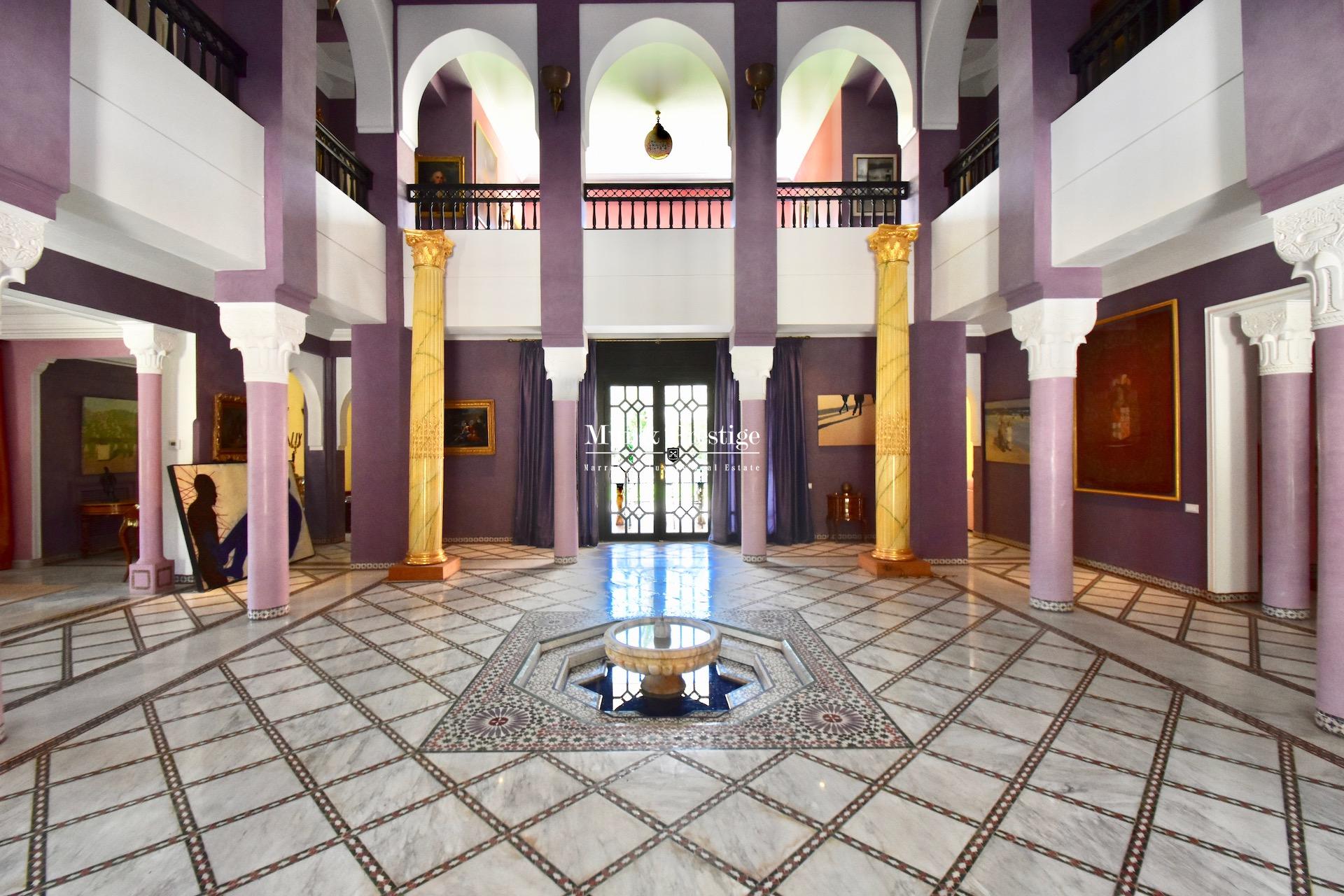 Agence Immobilière - Maison à vendre à la palmeraie Marrakech 