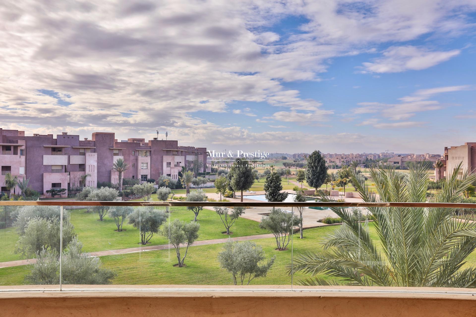 Appartement en 1ère ligne de golf à vendre Marrakech