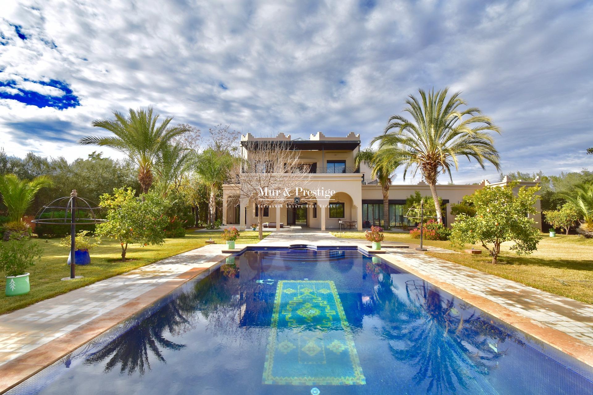 Villa en vente proche de l’école américaine à Marrakech