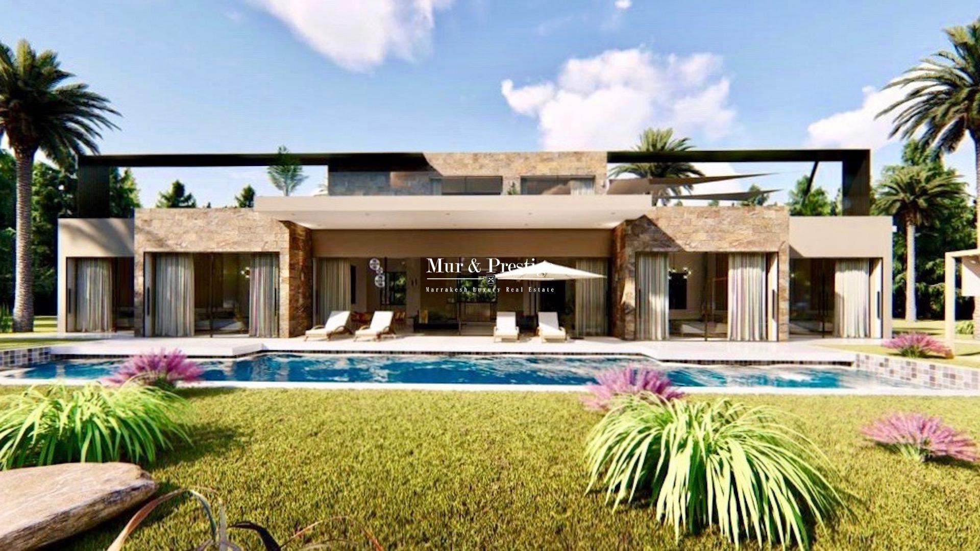 Agence immobilière Marrakech : Maison moderne à vendre sur la route de l’Ourika