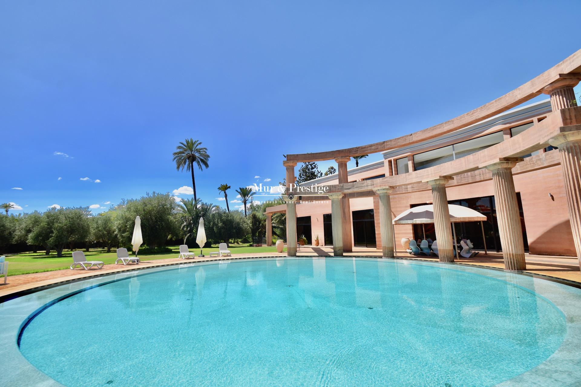 Villa de luxe à la vente à la Palmeraie de Marrakech 