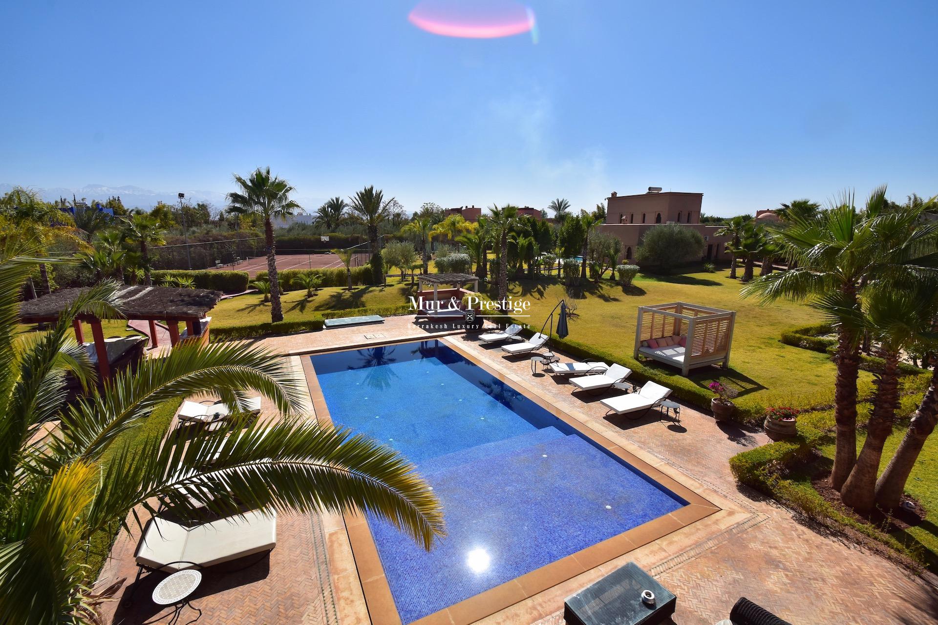 Villa à vendre à Marrakech idéale pour maison d’hôtes