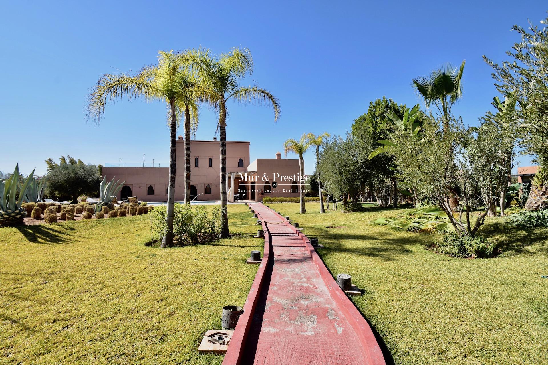 Villa à vendre à Marrakech idéale pour maison d’hôtes