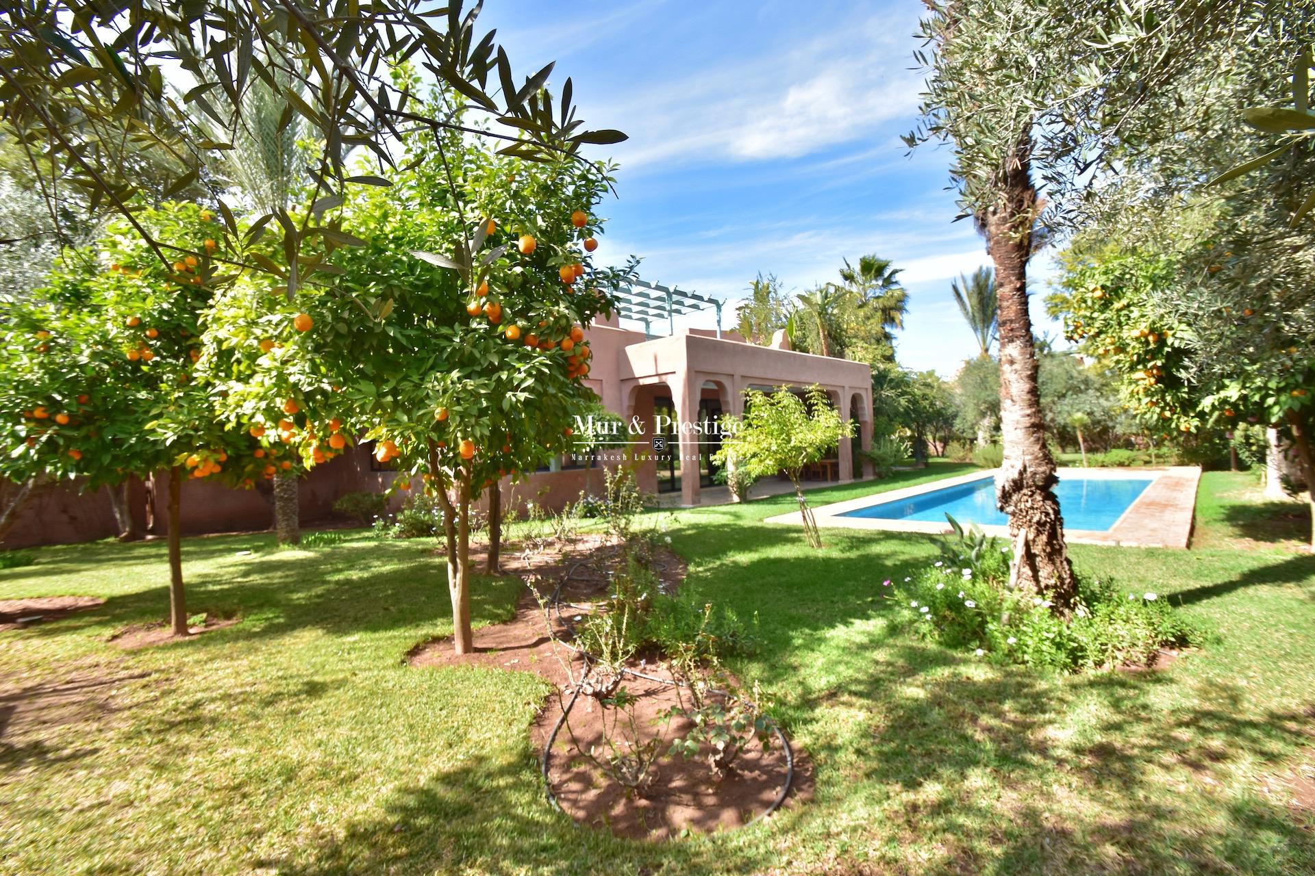Agence immobilière Marrakech – Villa à vendre sur l’avenue Mohamed VI