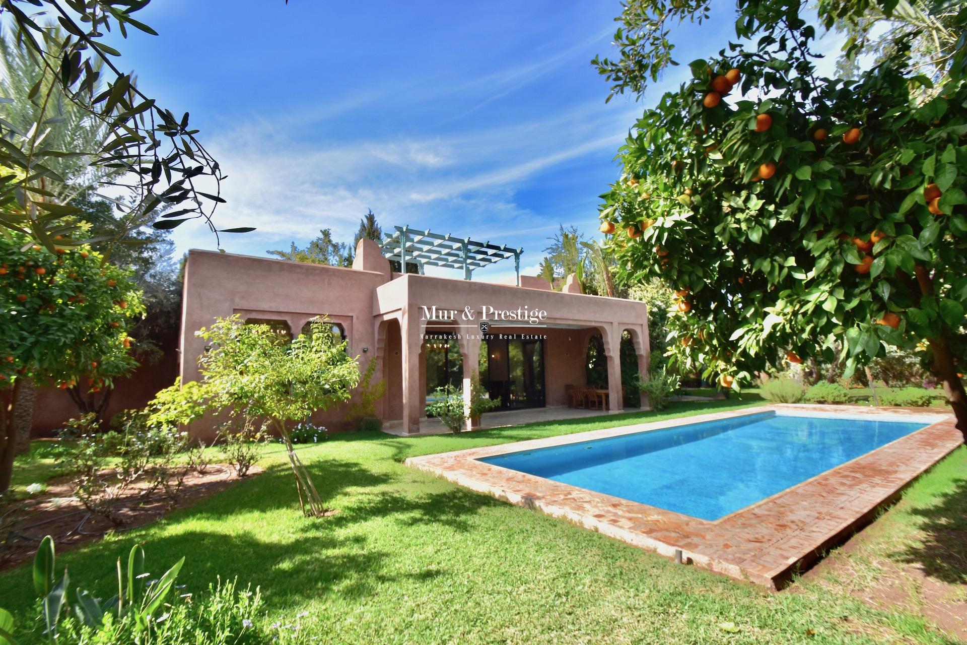 Agence immobilière Marrakech – Villa à vendre sur l’avenue Mohamed VI