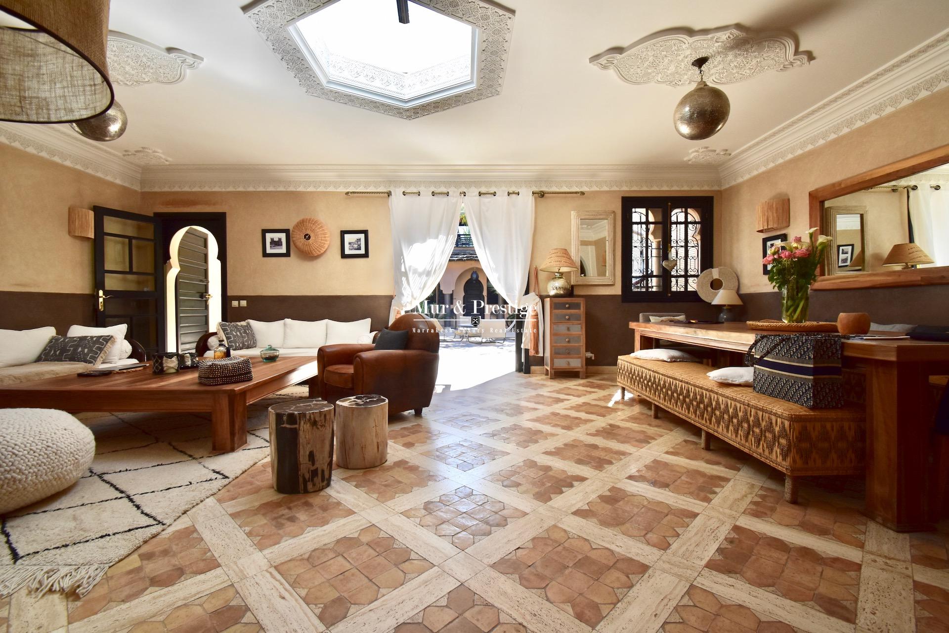 Agence immobilière à Marrakech – Maison de style riad à rénover à vendre