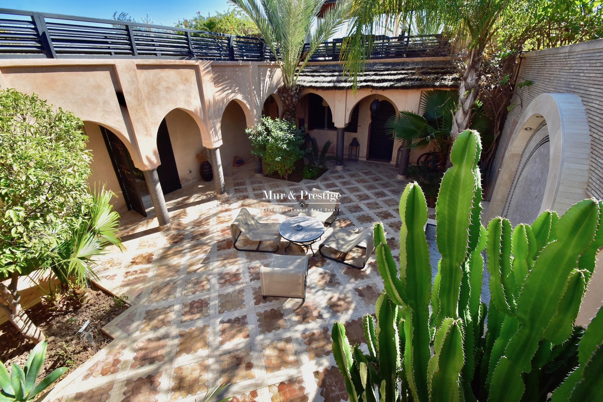 Agence immobilière à Marrakech – Maison de style riad à rénover à vendre