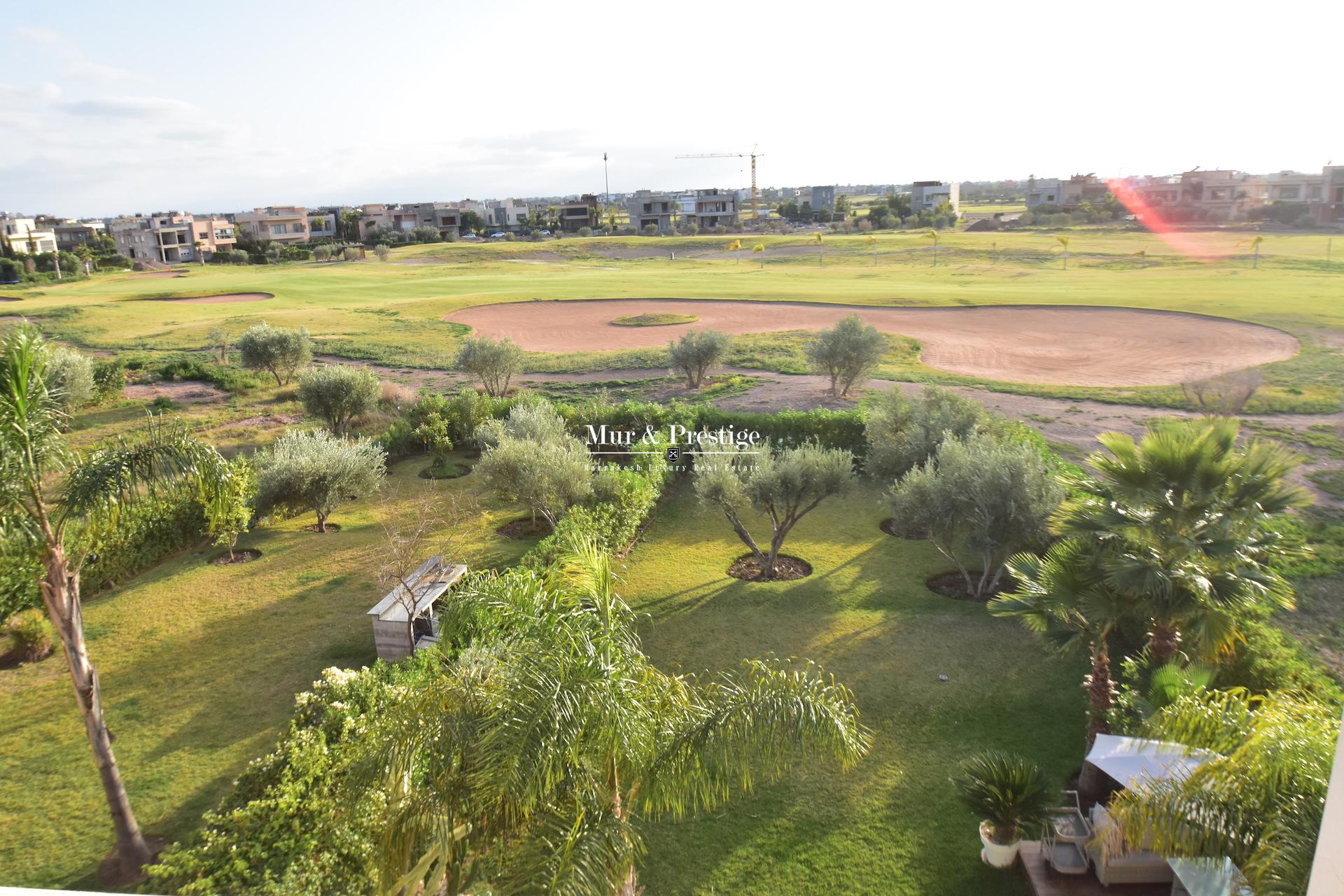 Agence immobilière Marrakech - Maison en 1ère ligne de golf à vendre
