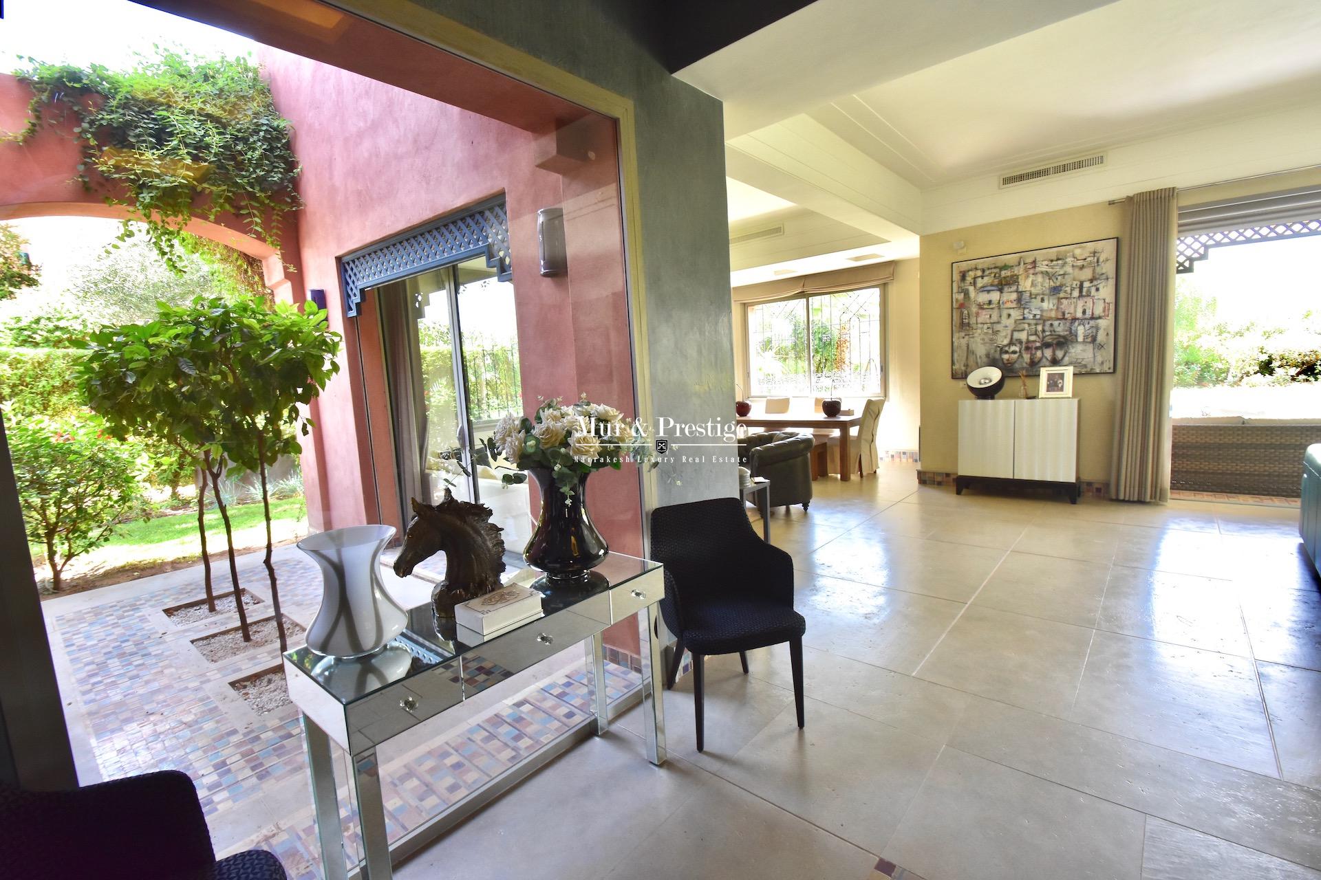 Villa à la vente à la Palmeraie de Marrakech 