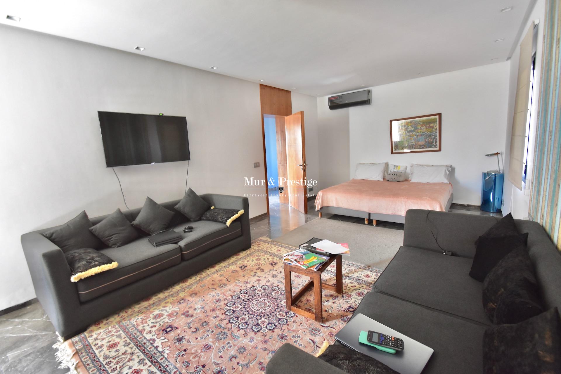 Maison moderne à vendre sur le Golf Amelkis à Marrakech - Agence Immobilière