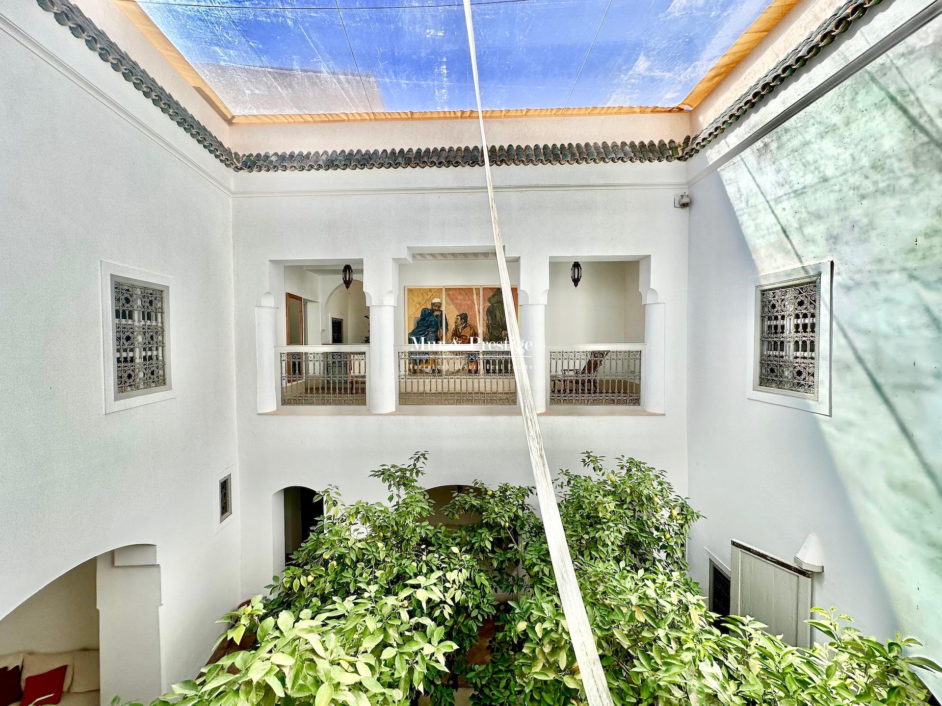 Riad à Vendre Dans La Médina de  Marrakech – Quartier Riad Zitoun