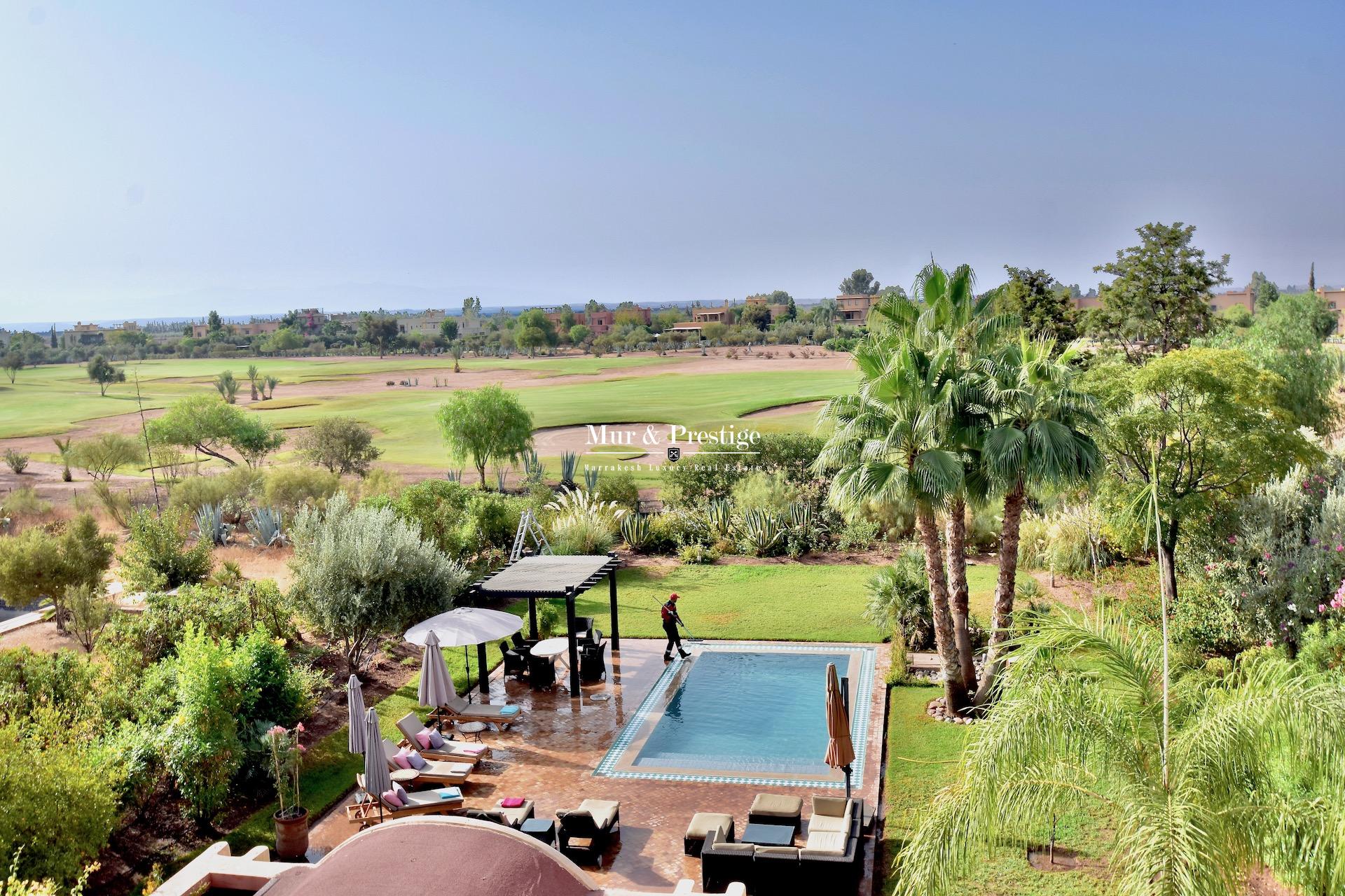 Agence Immobilière à Marrakech - Maison à vendre en front de golf