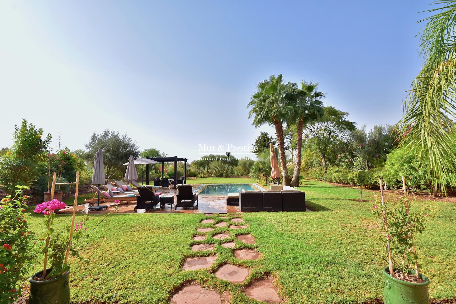 Agence Immobilière à Marrakech - Maison à vendre en front de golf