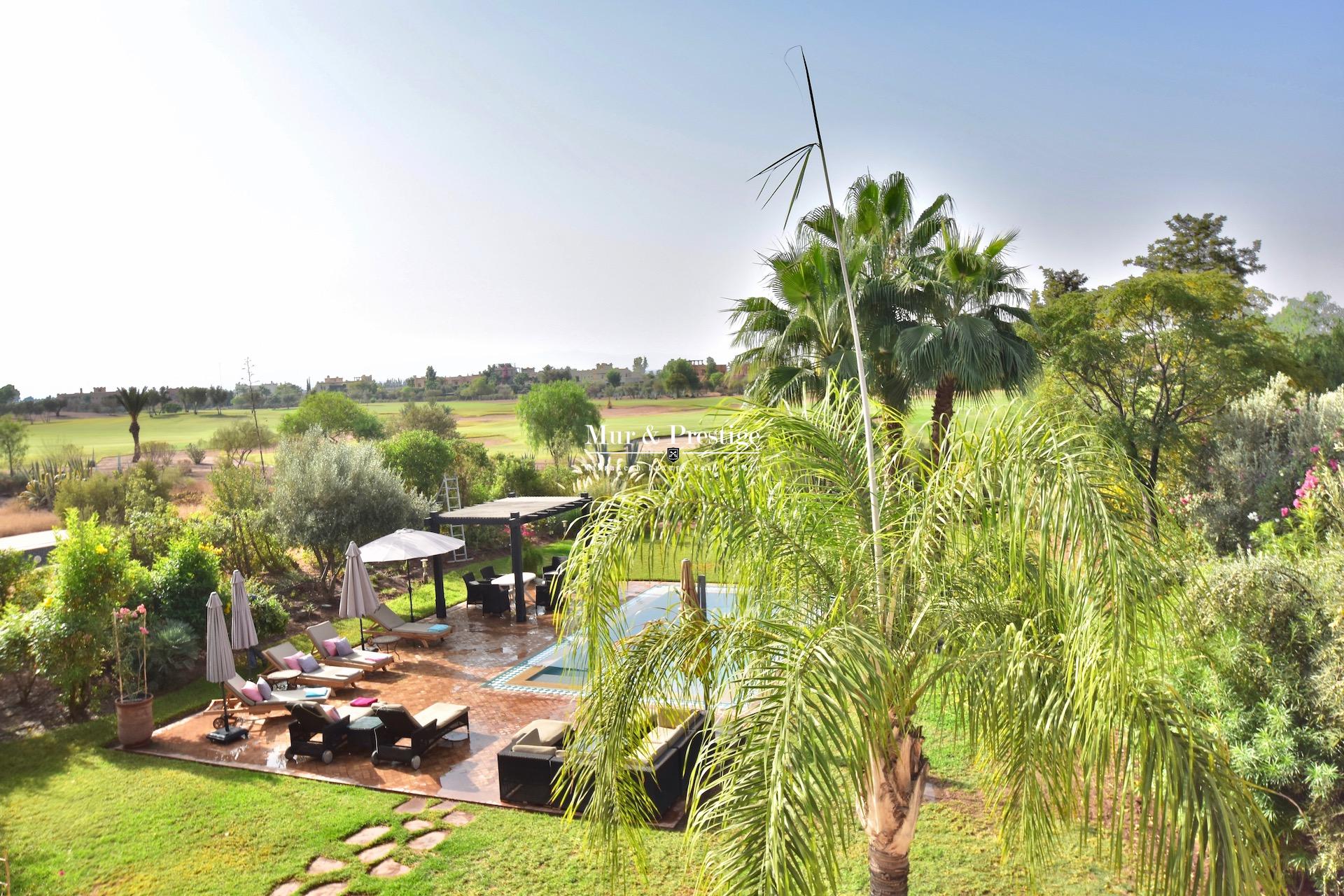 Agence Immobilière à Marrakech - Maison à vendre en front de golf