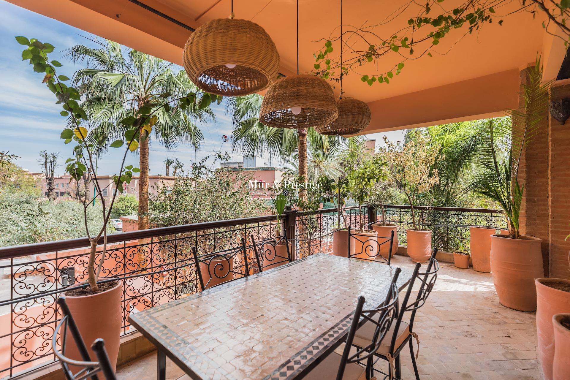 Appartement au coeur de l'Hivernage à Marrakech à vendre