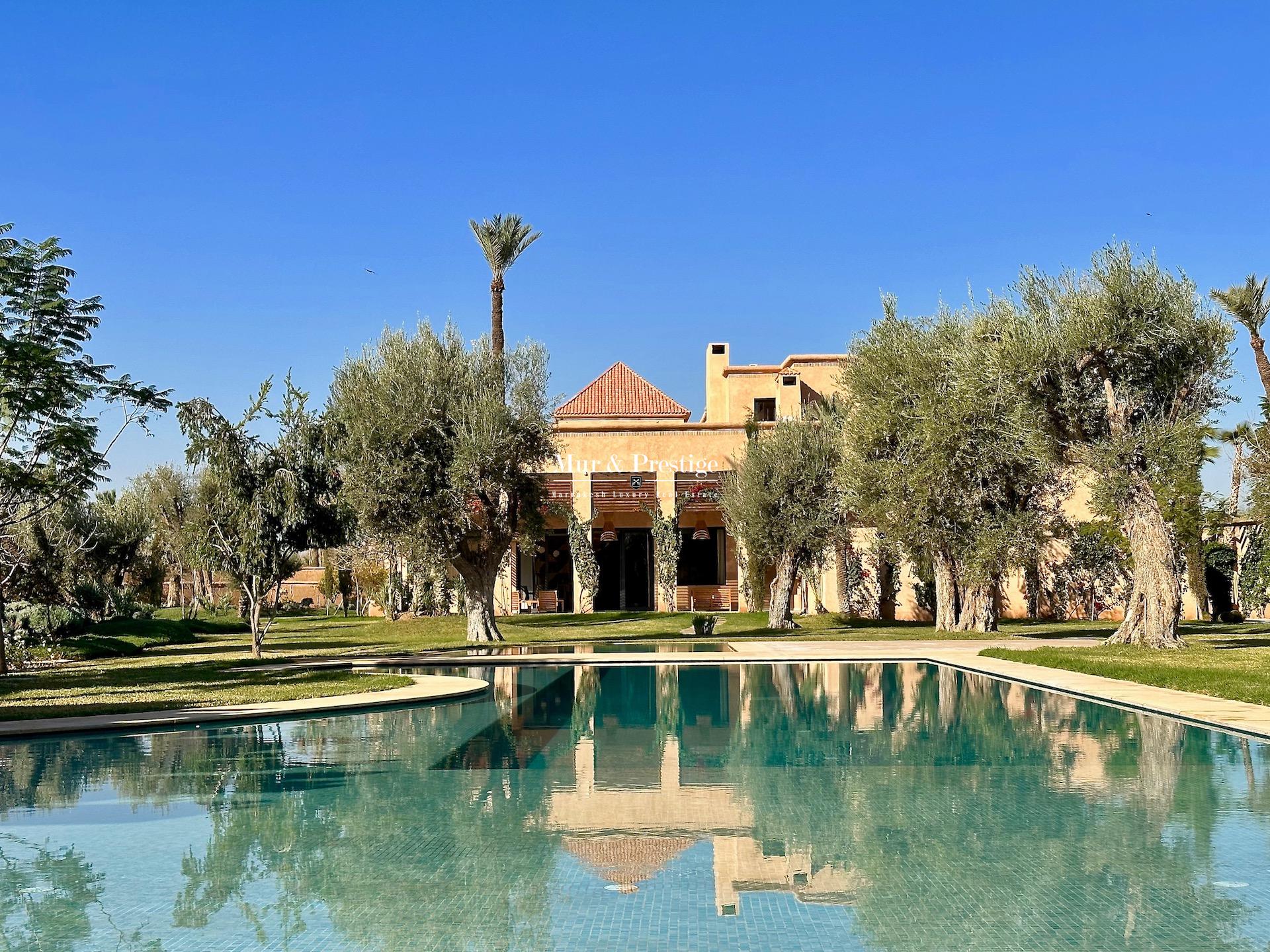 Maison neuve à vendre dans la Palmeraie de Marrakech  