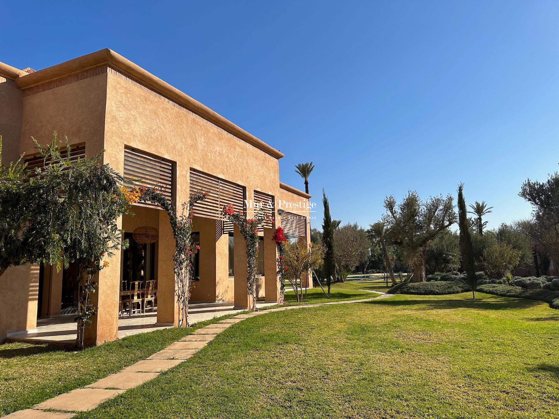 Maison neuve à vendre dans la Palmeraie de Marrakech 