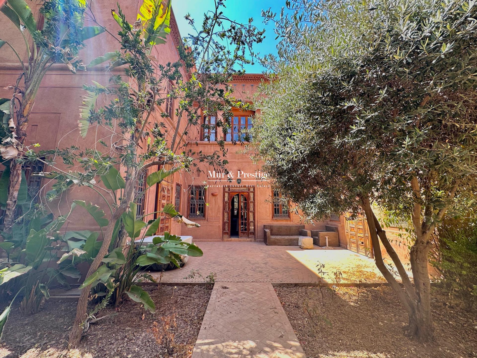 Villa-Riad signé Charles Boccara à vendre à Marrakech   
