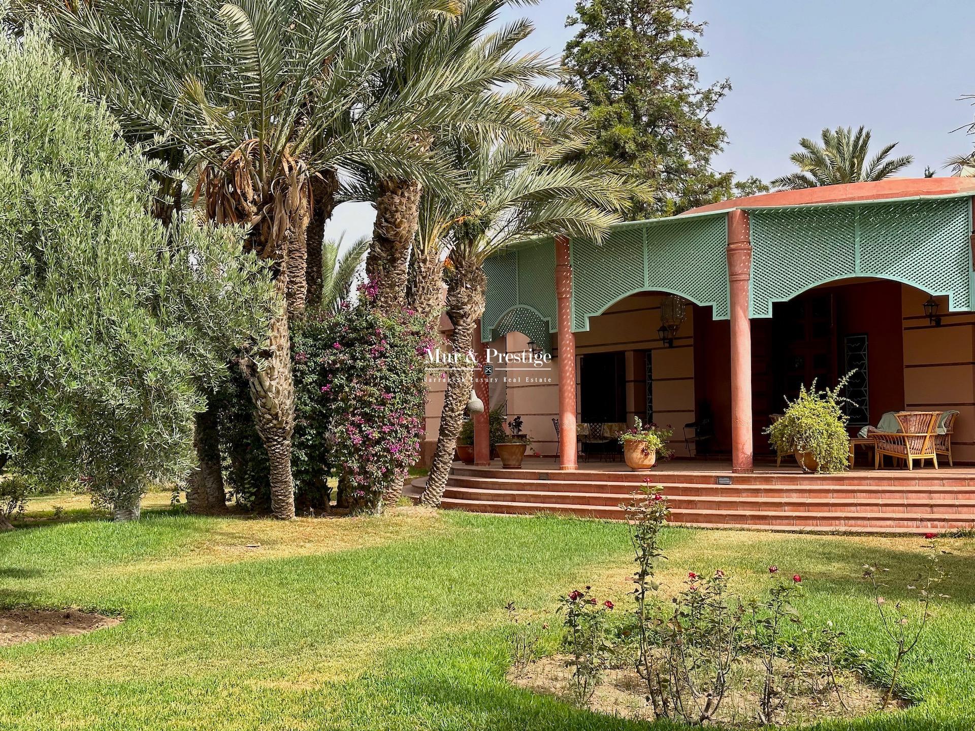 Circuit Palmeraie – Maison de Caractère à Vendre 