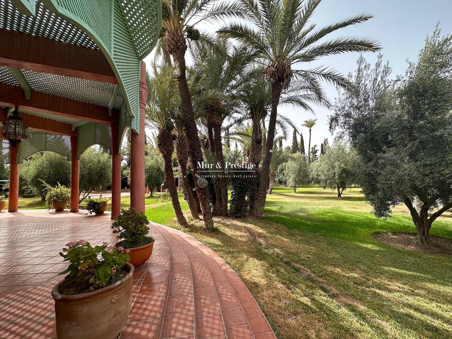 Circuit Palmeraie – Maison de Caractère à Vendre 