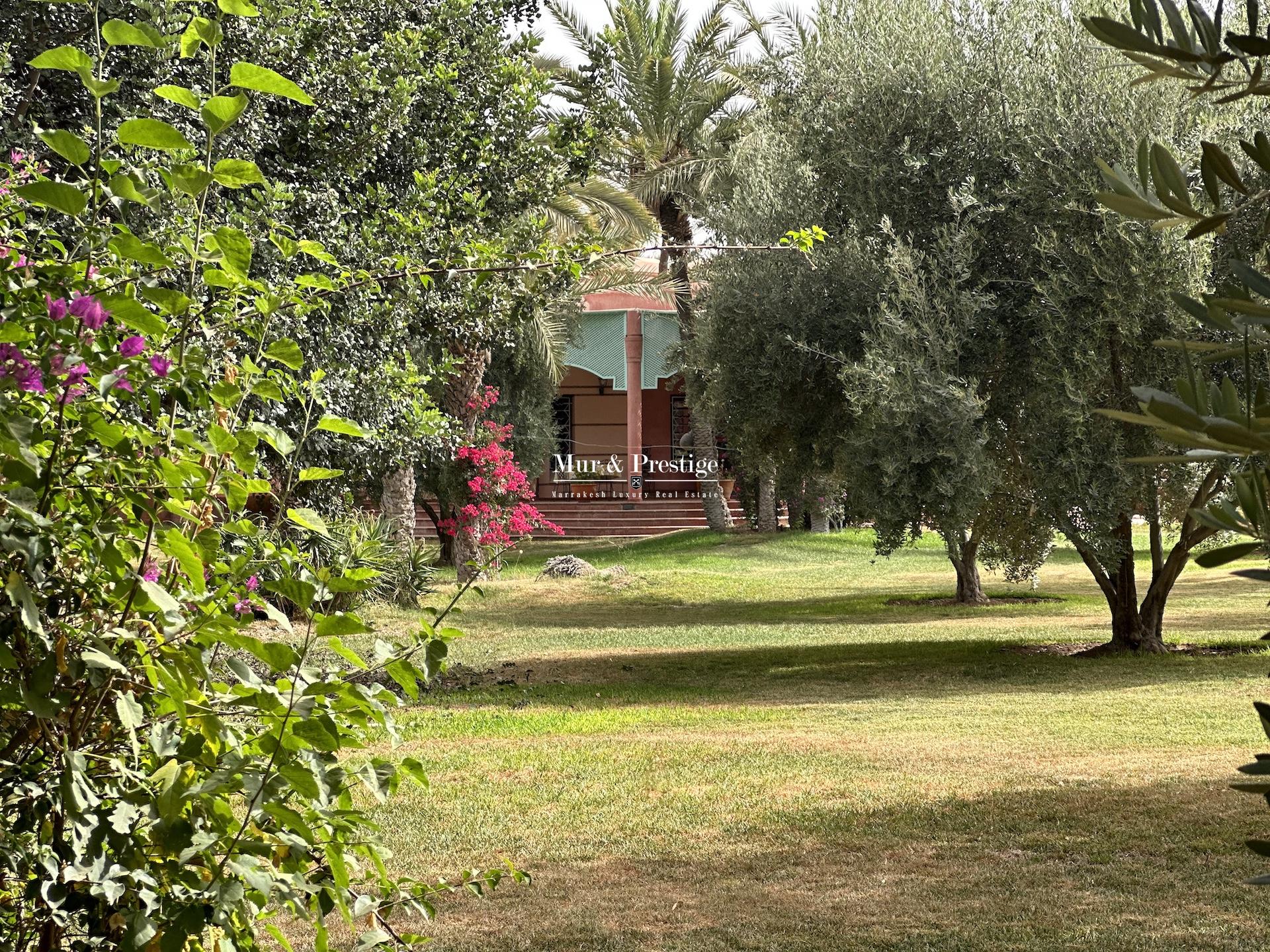 Circuit Palmeraie – Maison de Caractère à Vendre 