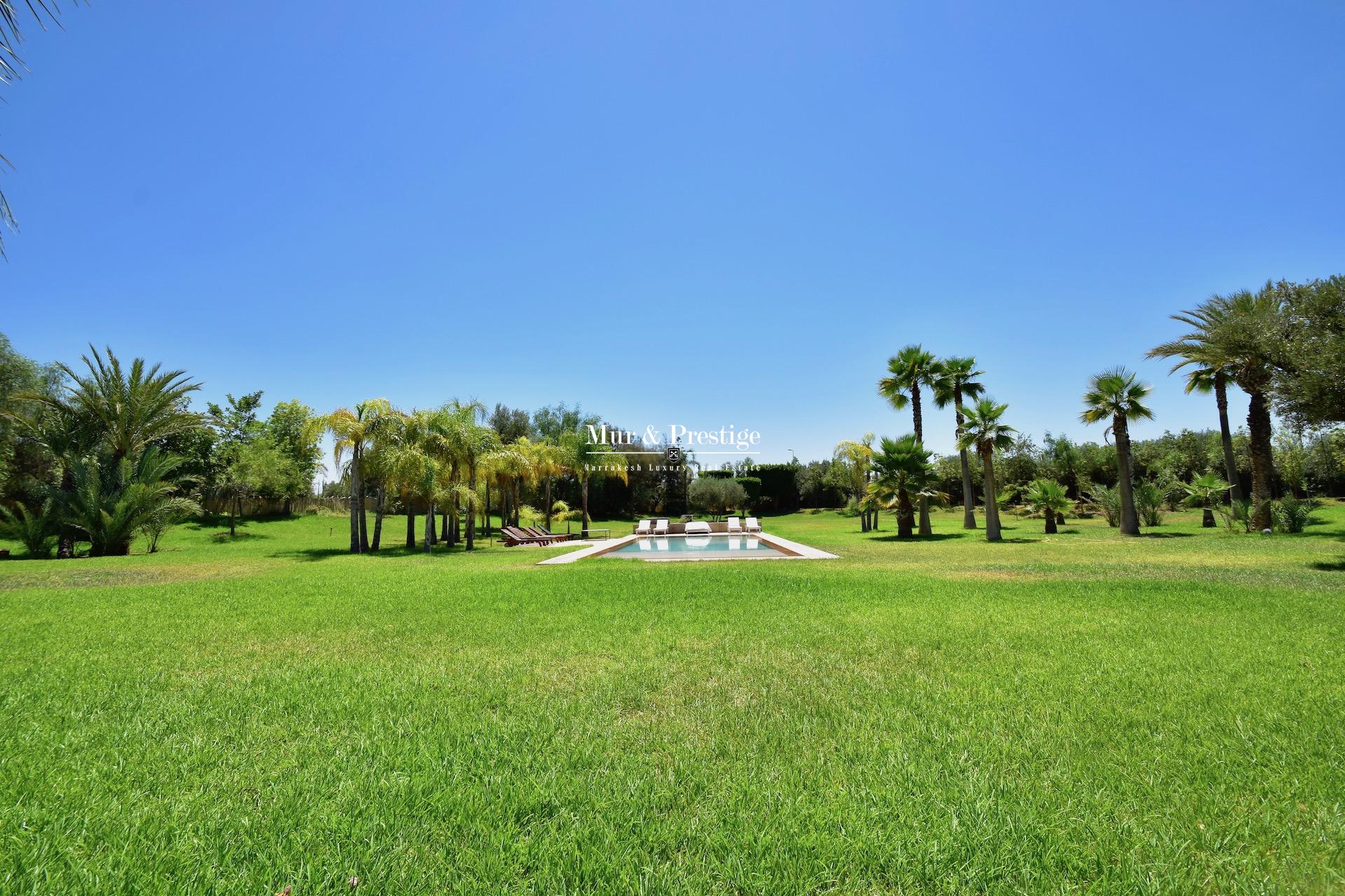 Villa d’un hectare à vendre en centre-ville à Marrakech