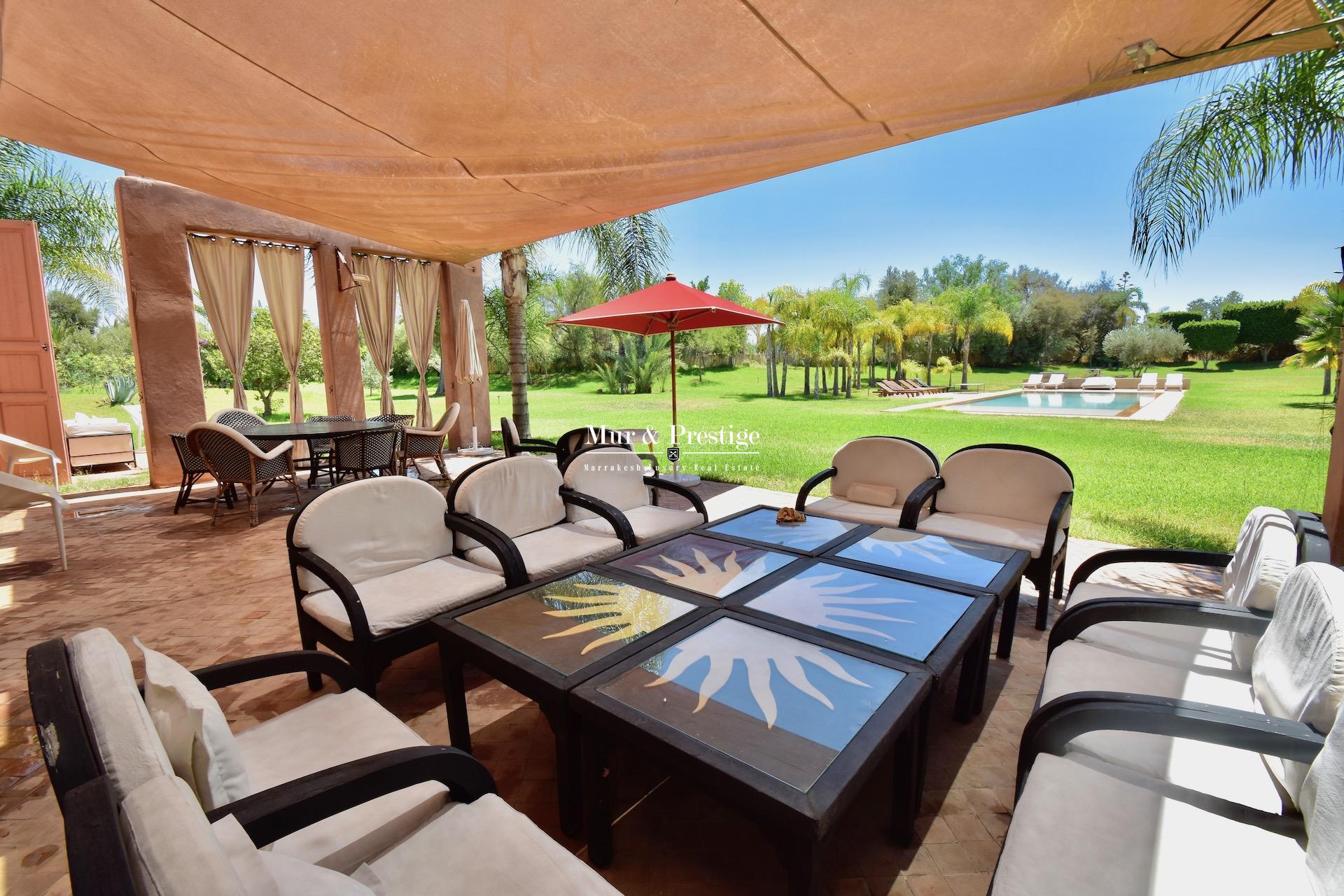 Villa d’un hectare à vendre en centre-ville à Marrakech