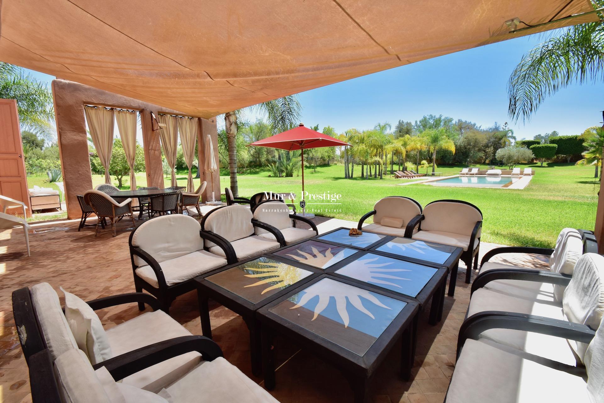 Villa d’un hectare à vendre en centre-ville à Marrakech