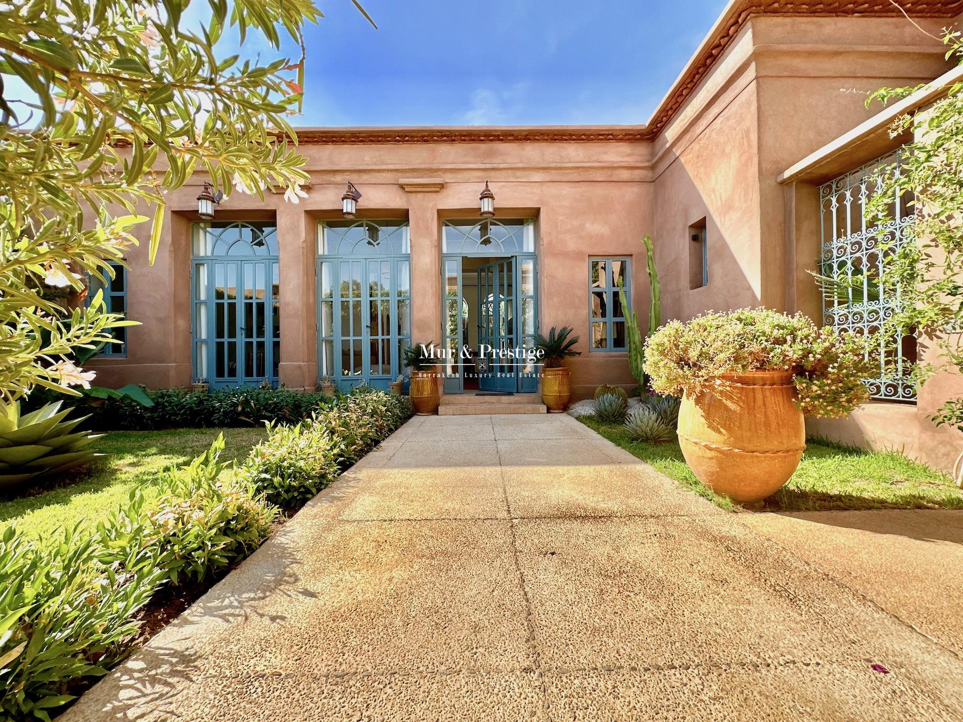 Villa Charles Boccara à Vendre à Marrakech - Agence Immobilière