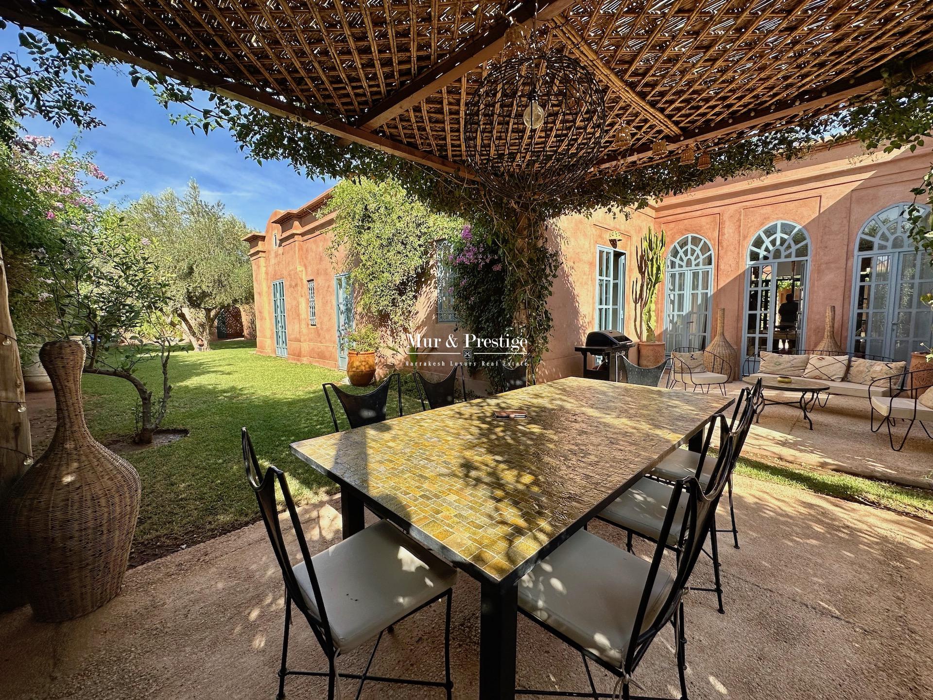 Villa Charles Boccara à Vendre à Marrakech - Agence Immobilière