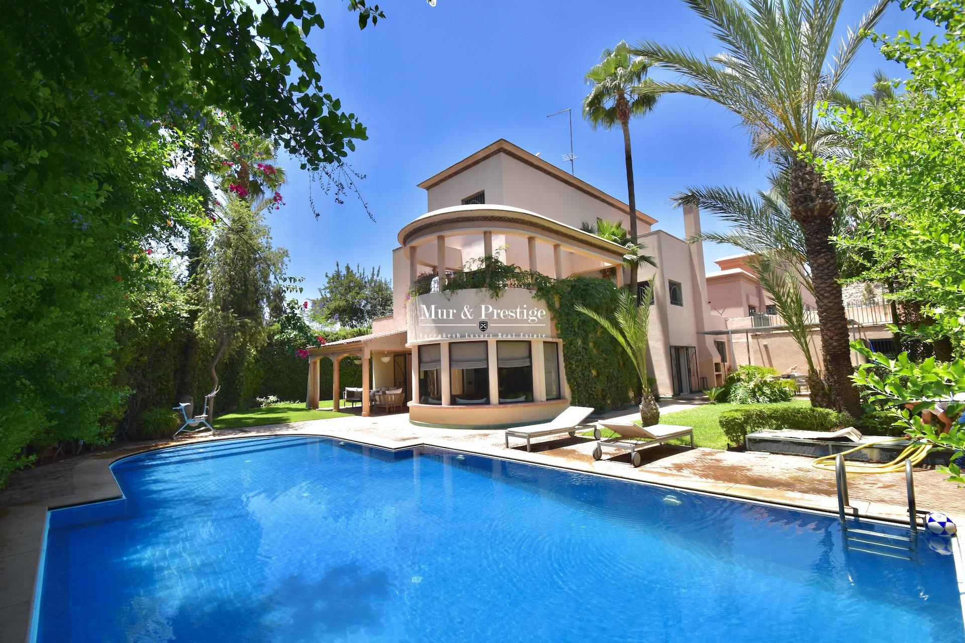 Agence Immobilière Marrakech– Villa à vendre en centre-ville