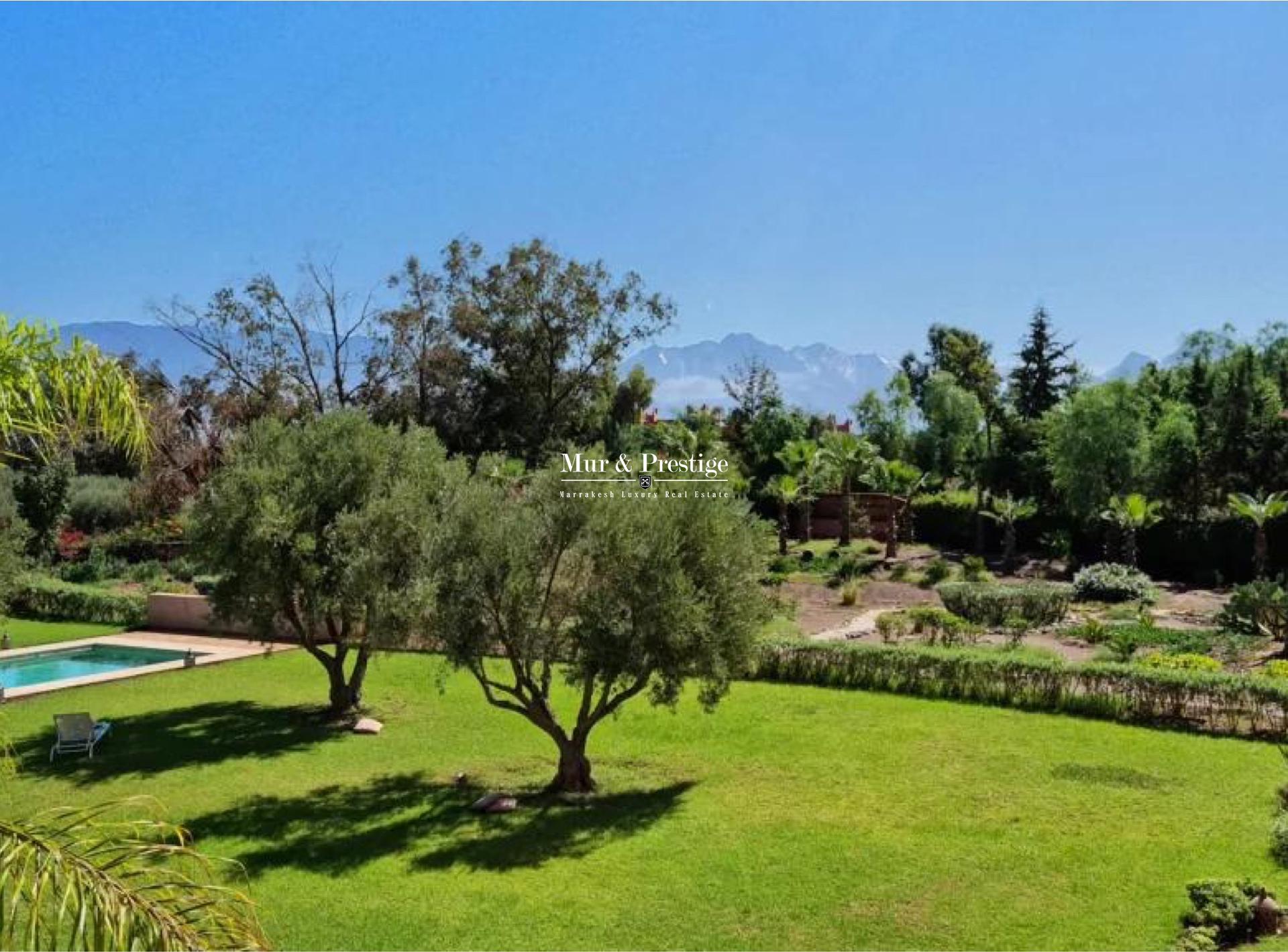 Agence immobilière Marrakech – Propriété de Prestige à Vendre