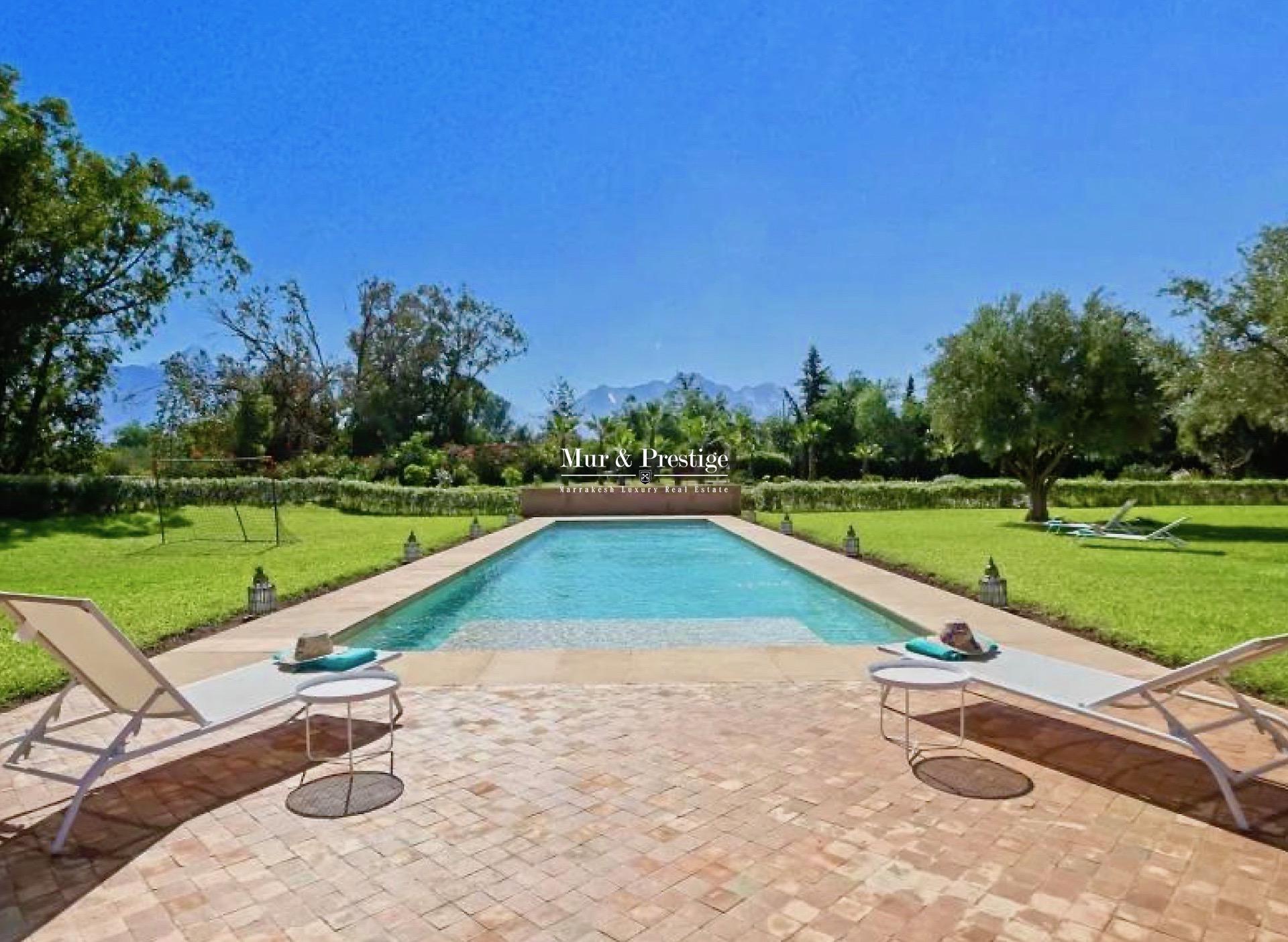 Agence immobilière Marrakech – Propriété de Prestige à Vendre