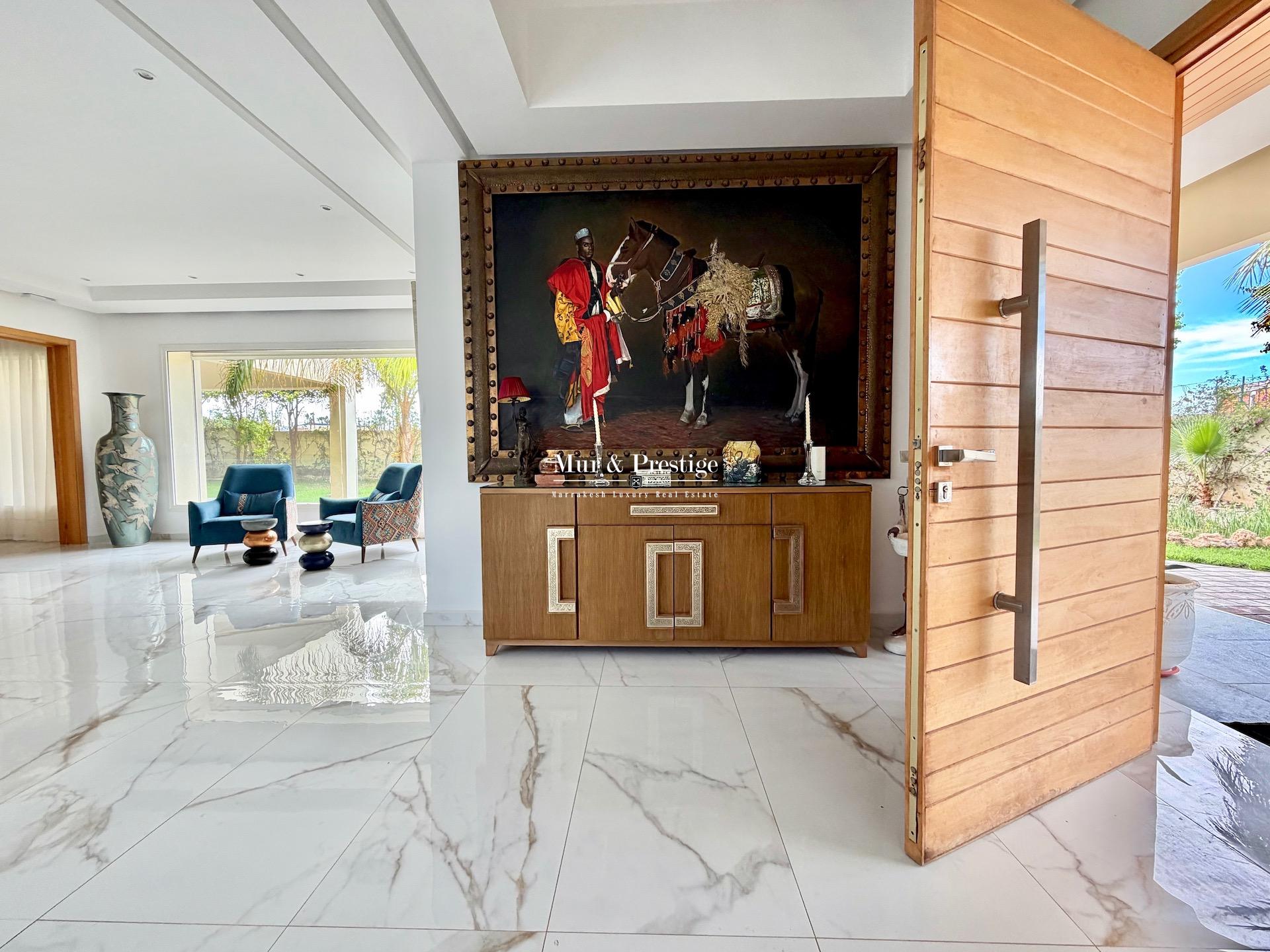 Circuit Palmeraie – Maison Moderne A Vendre