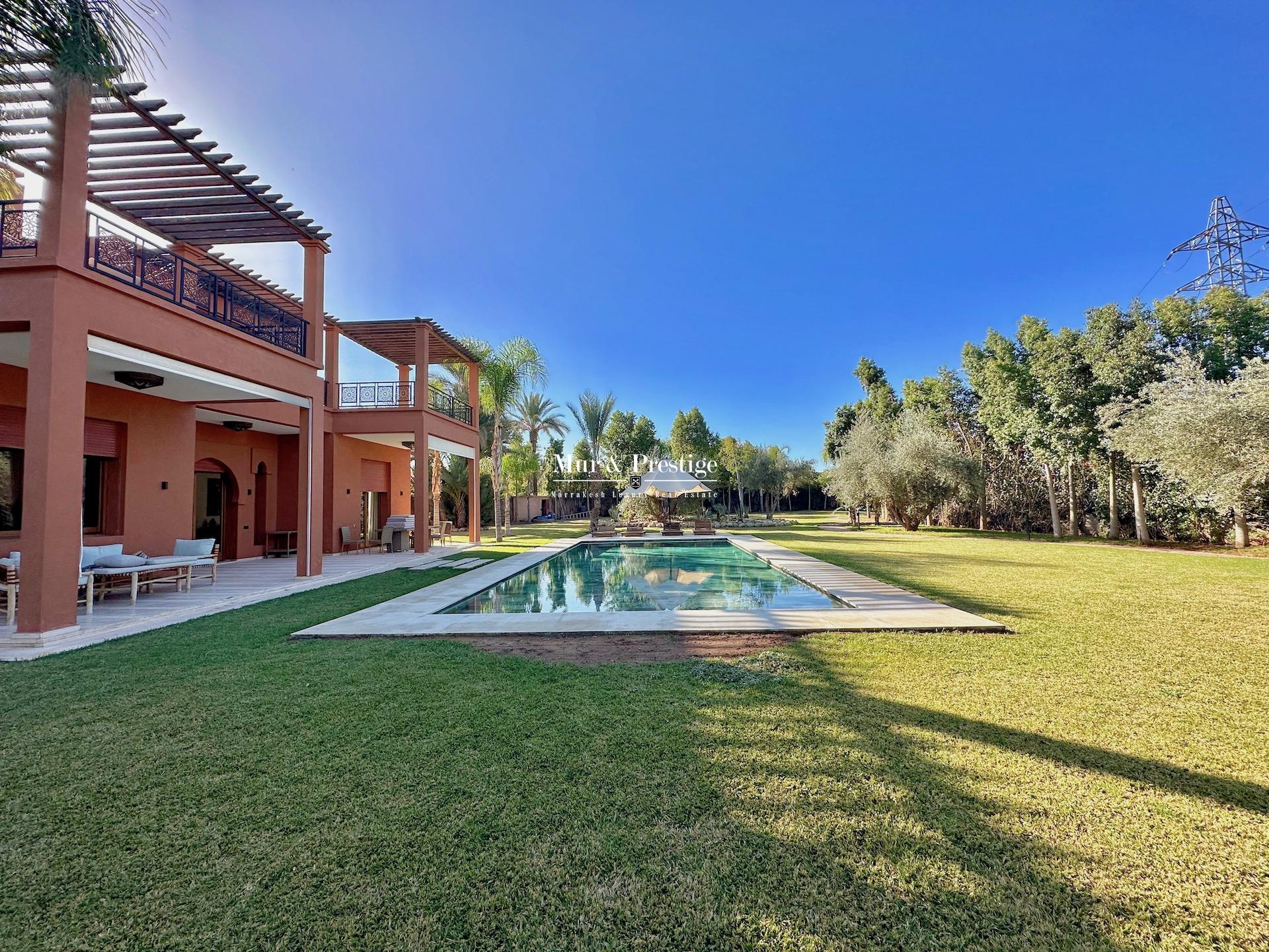 Maison à vendre dans la Palmeraie de Marrakech