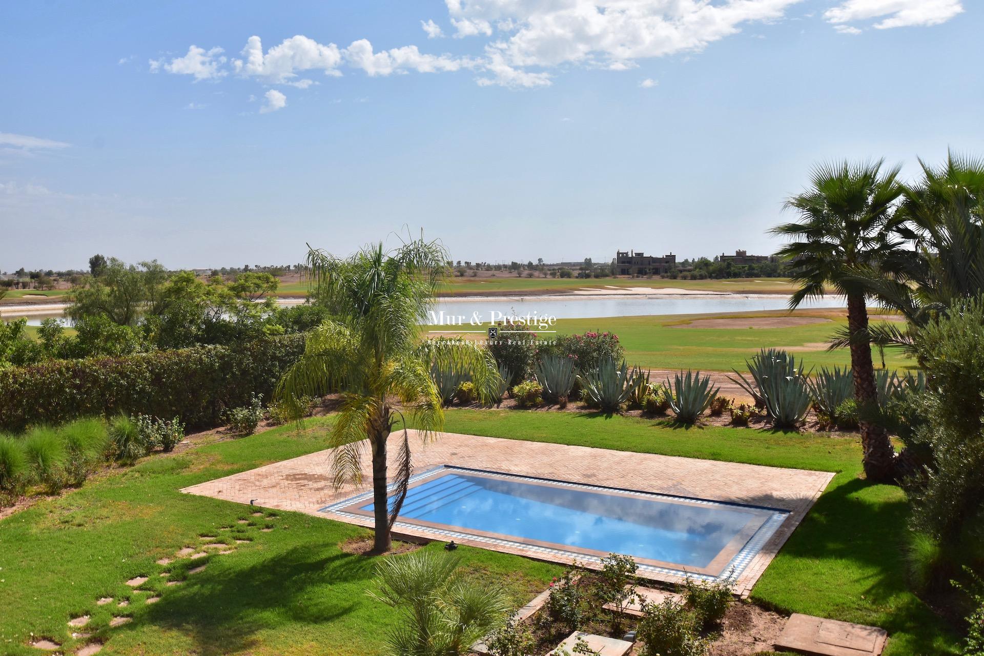 Villa à vendre en 1ère ligne de golf à Marrakech