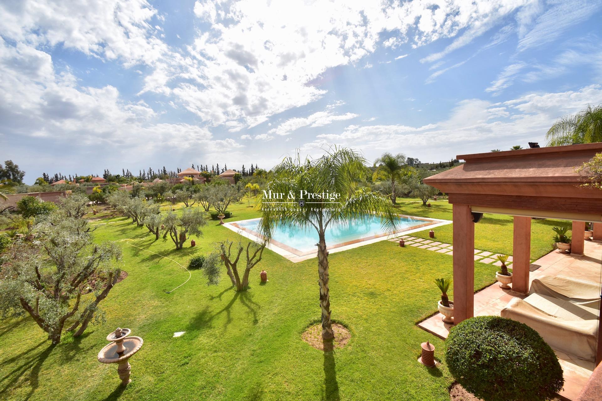 Agence immobilière Marrakech - Propriété de plain-pied à vendre à proximité du Golf Royal