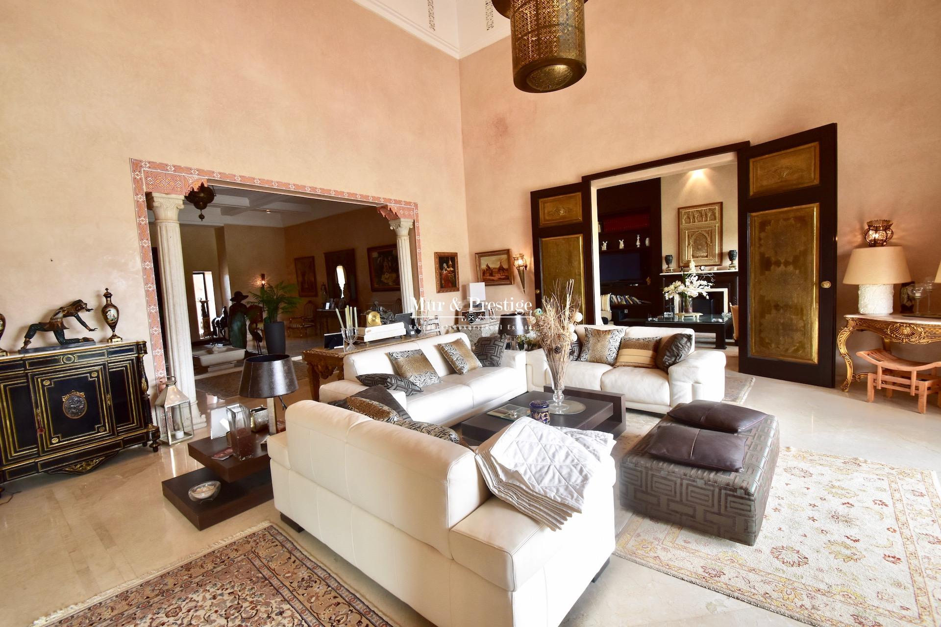 Agence immobilière Marrakech - Propriété de plain-pied à vendre à proximité du Golf Royal