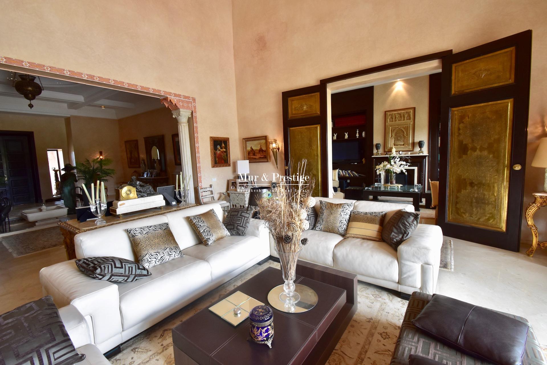 Agence immobilière Marrakech - Propriété de plain-pied à vendre à proximité du Golf Royal