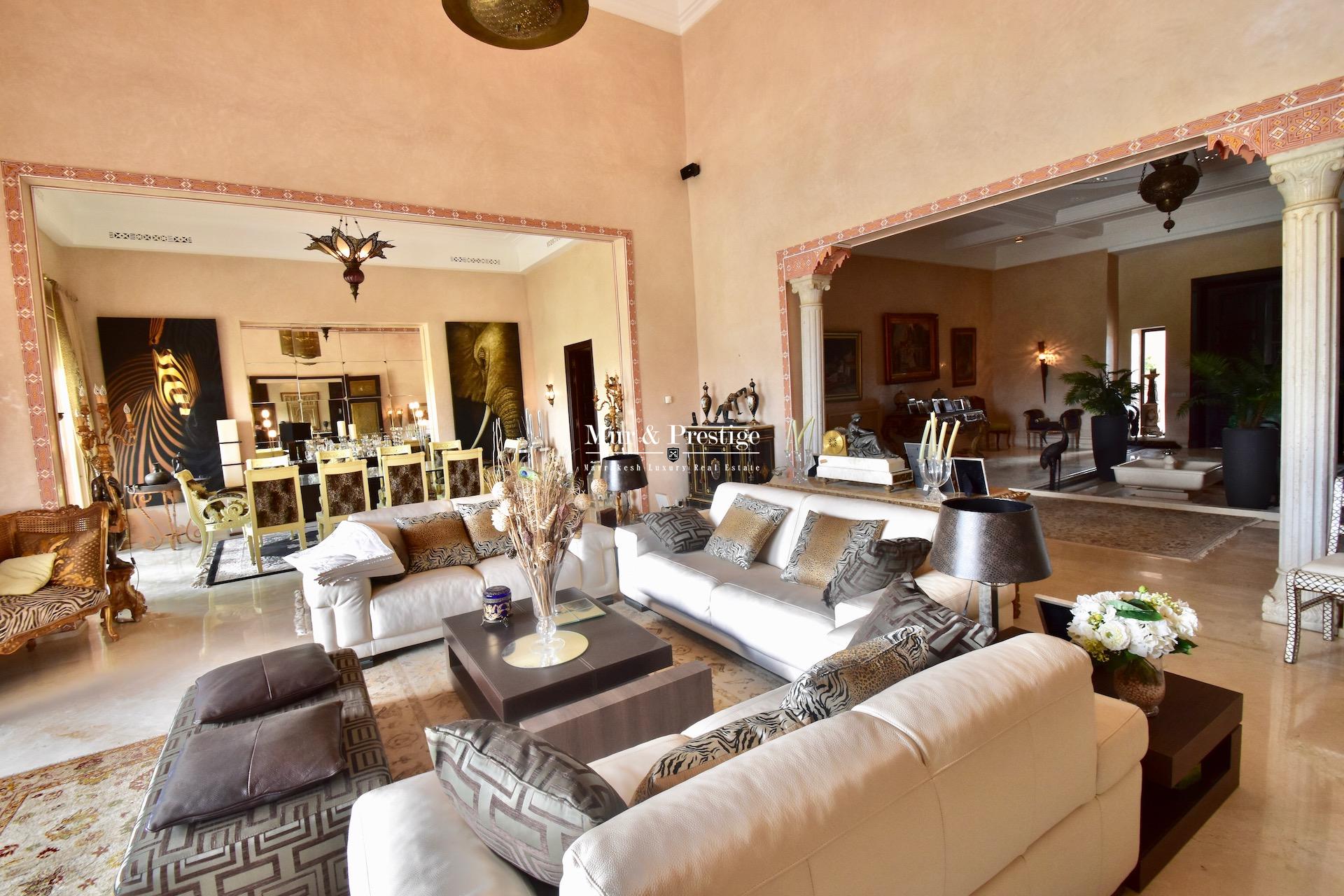 Agence immobilière Marrakech - Propriété de plain-pied à vendre à proximité du Golf Royal