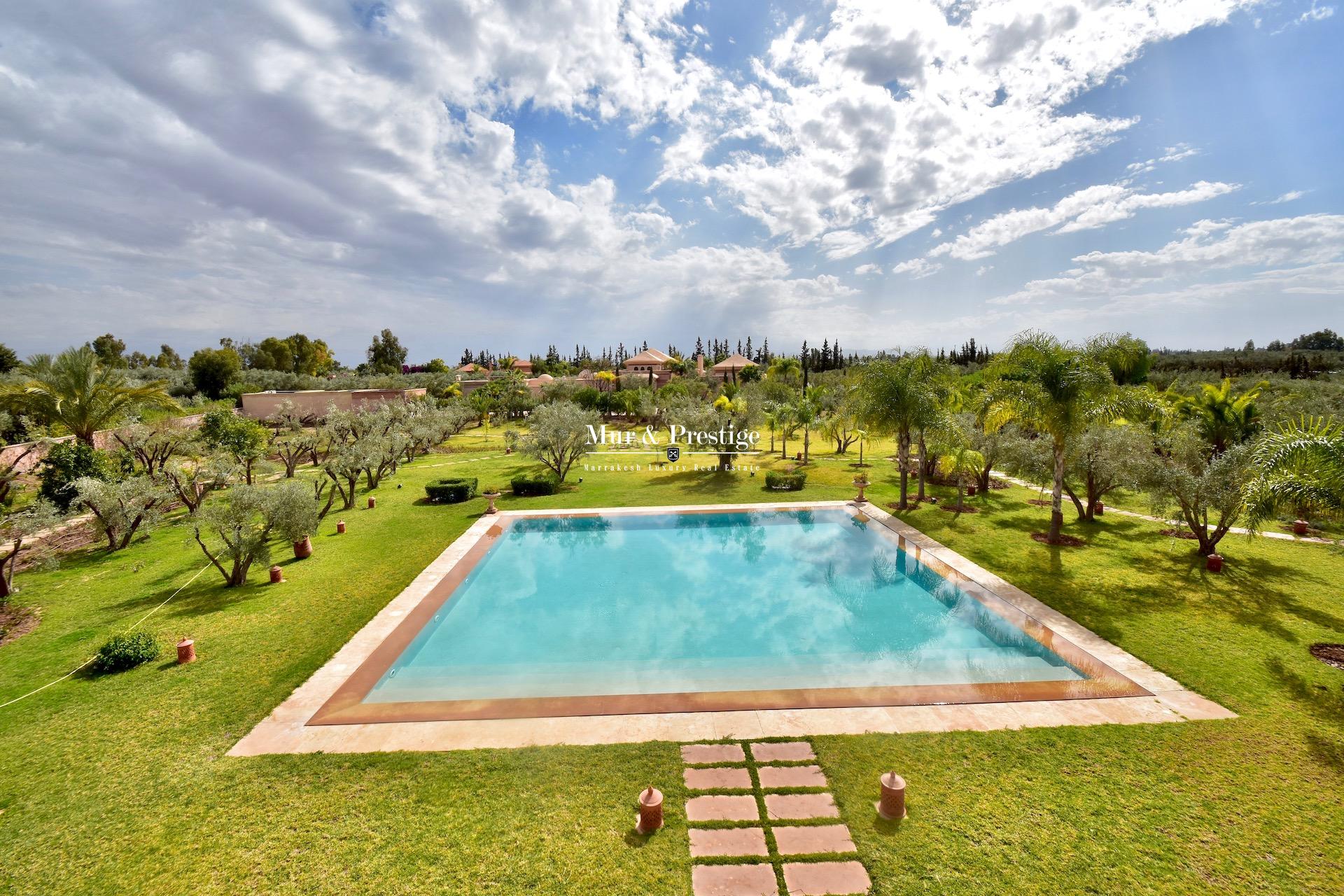 Agence immobilière Marrakech - Propriété de plain-pied à vendre à proximité du Golf Royal