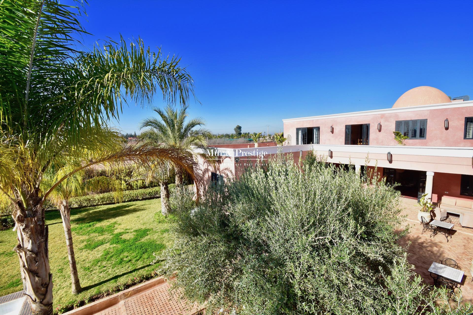 Agence immobilière Marrakech – Maison à vendre sur la route de Fes