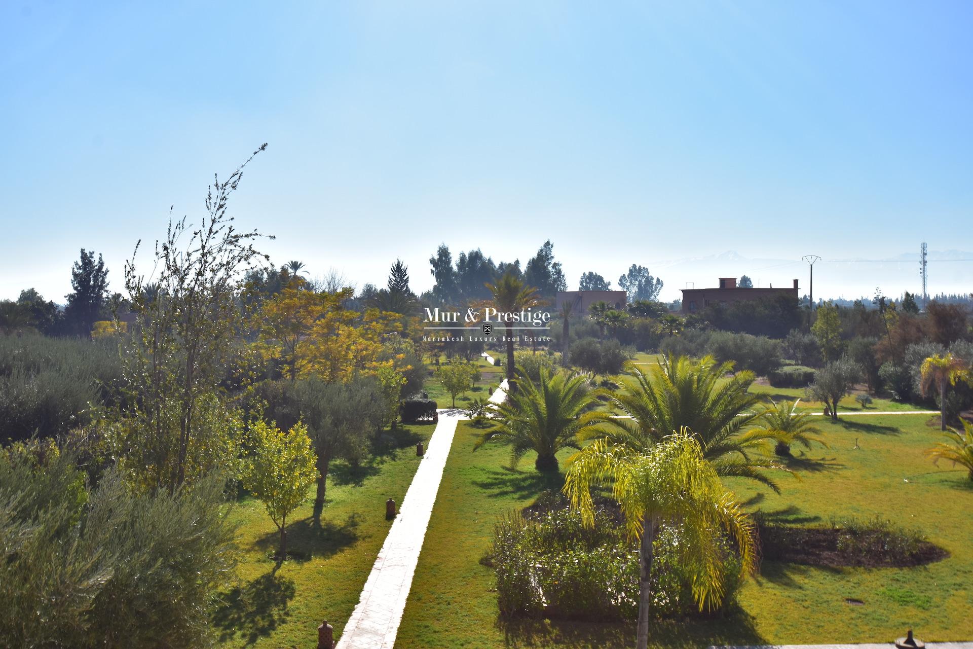 Agence immobilière Marrakech – Maison à vendre sur la route de Fes