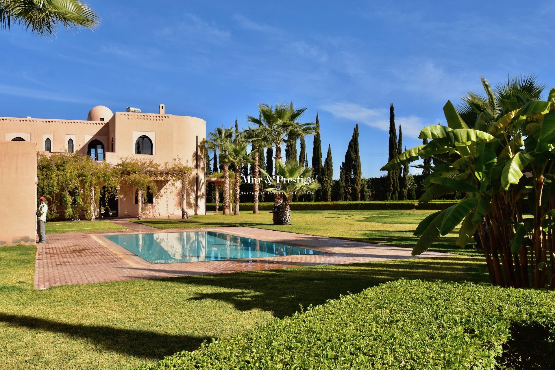Agence Immobilière Marrakech - Villa à Vendre 