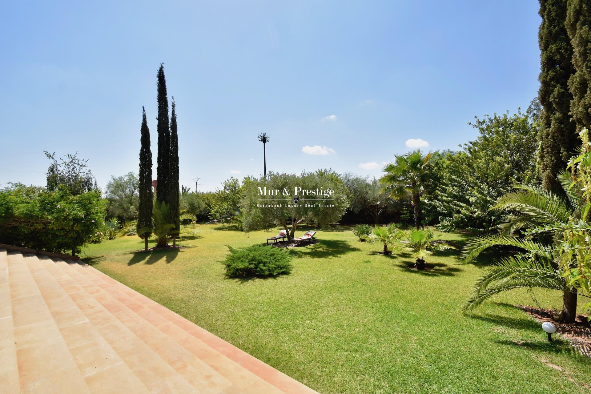 Villa à vendre à Marrakech sur la route Fès