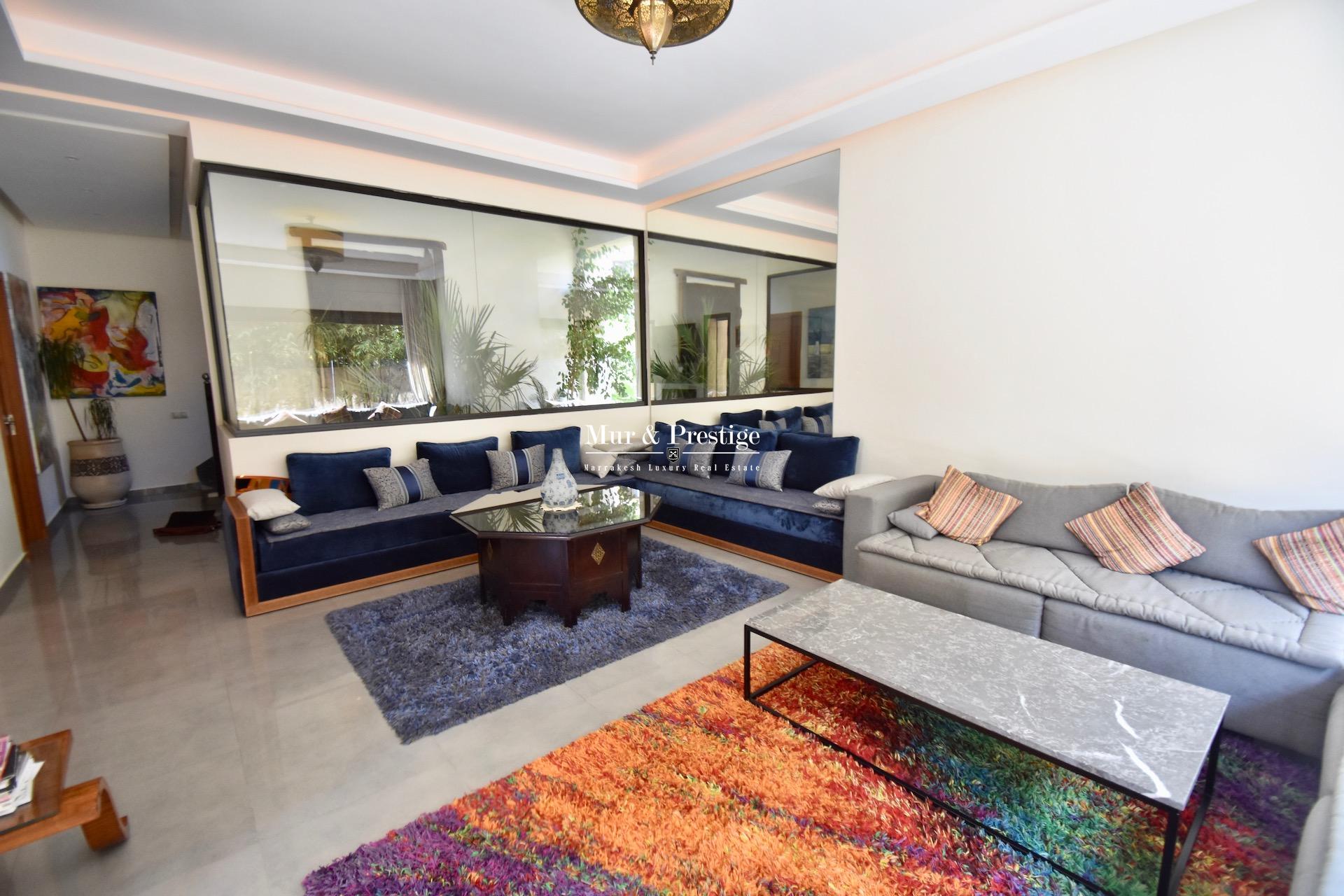 Villa moderne à vendre au golf de Amelkis Marrakech