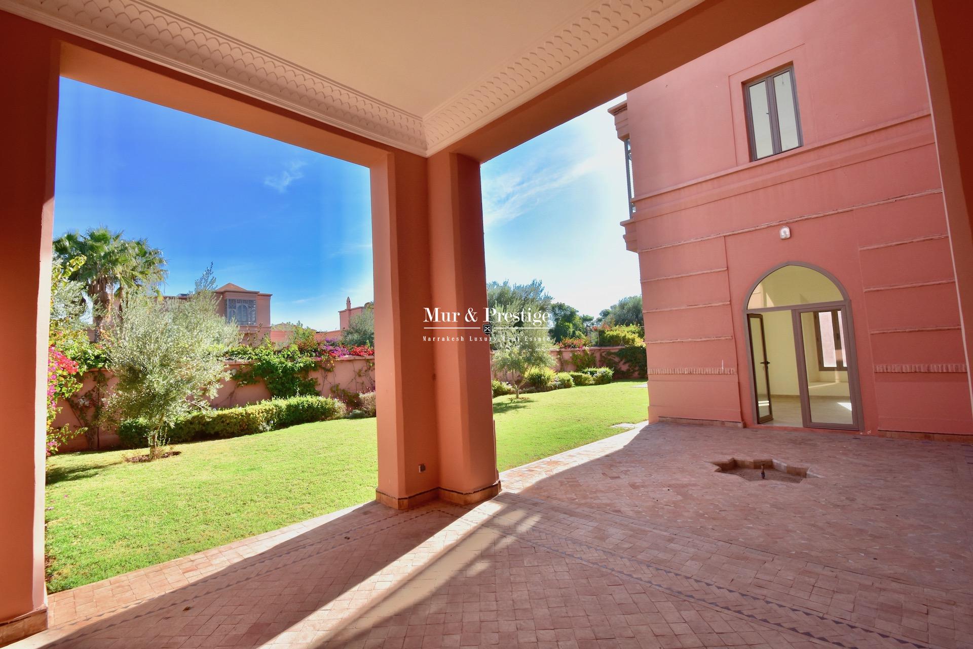 Maison Charles Boccara en Location sur le Golf Amelkis à Marrakech - Agence Immobilière