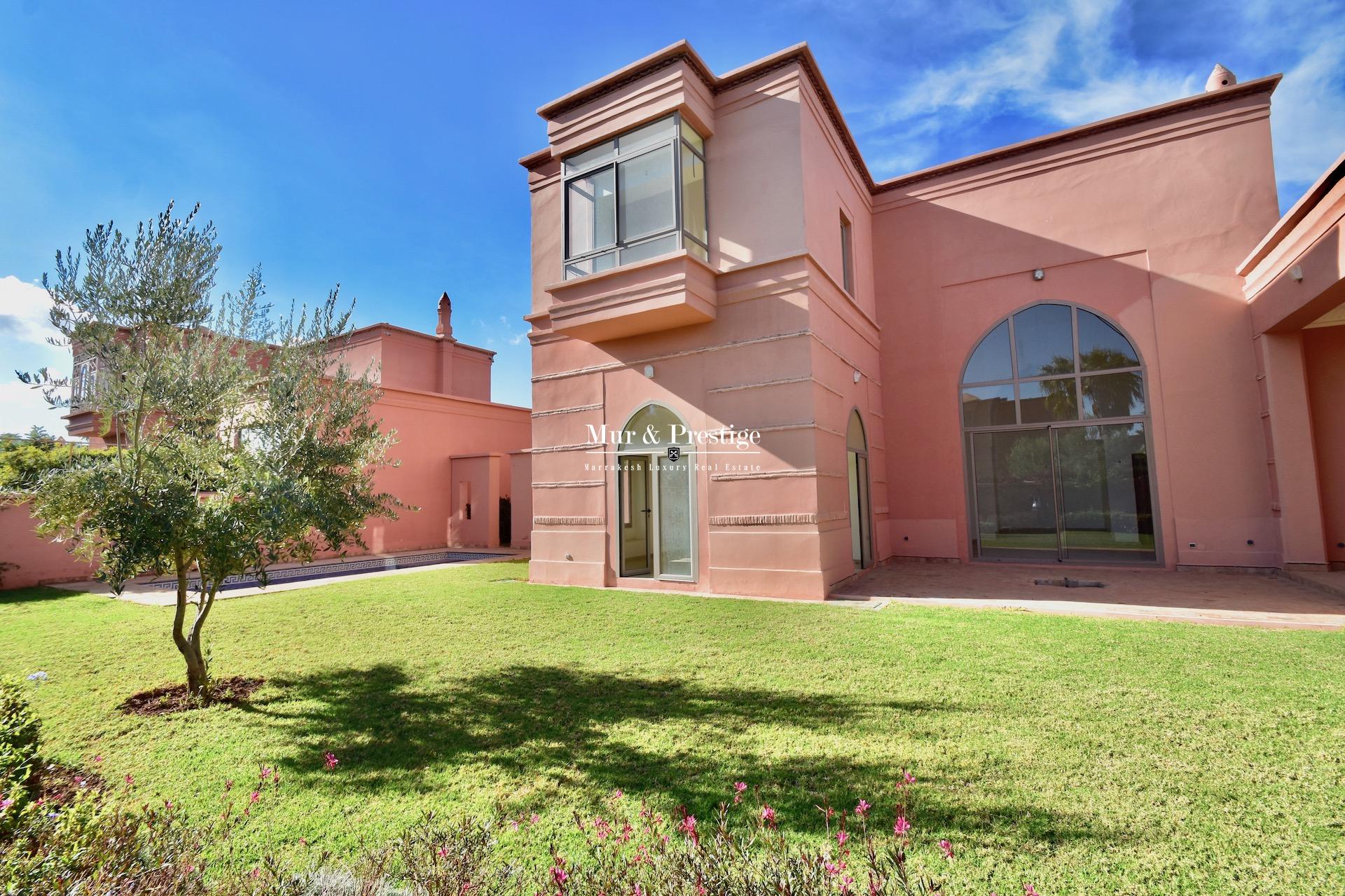 Maison Charles Boccara en Location sur le Golf Amelkis à Marrakech - Agence Immobilière