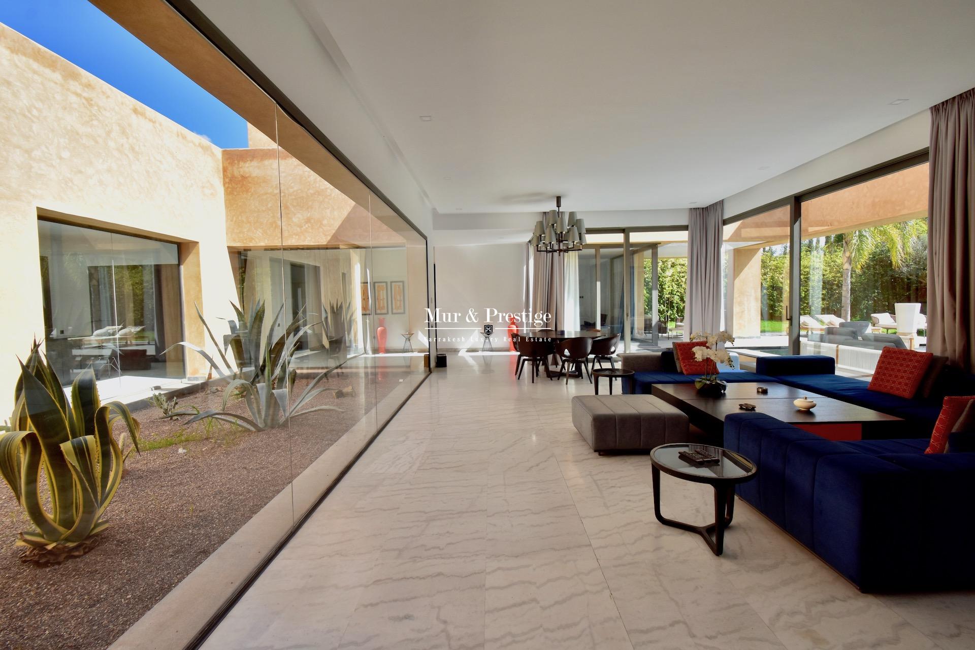 Agence immobilière Marrakech : Maison moderne à vendre