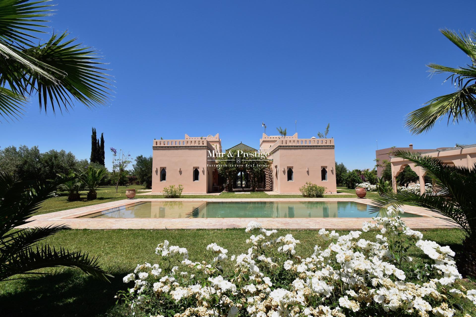 Maison à vendre à Marrakech au design marocain 